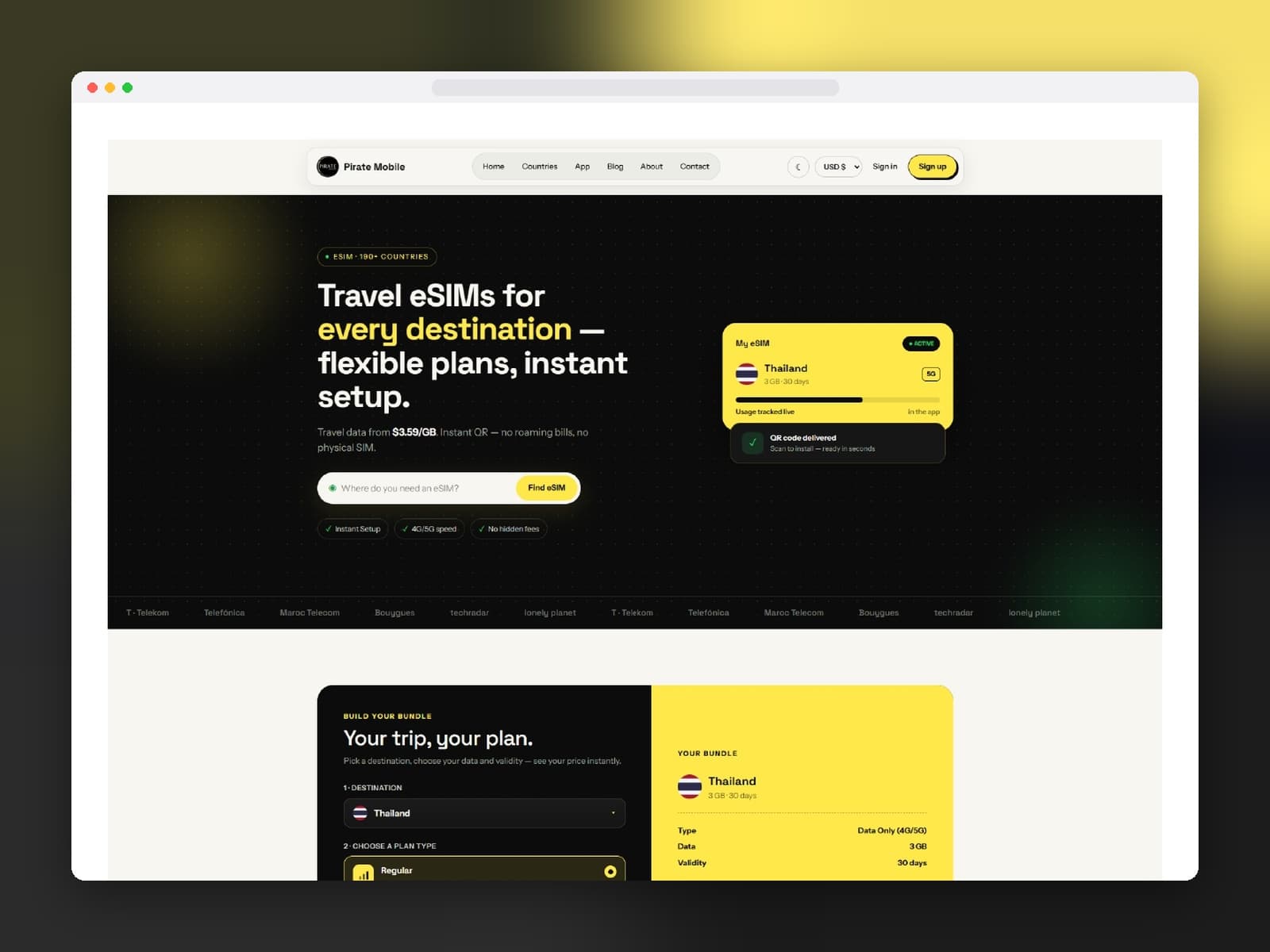 Pirate Mobile website case study